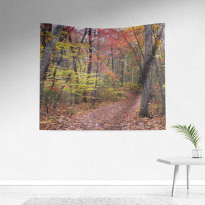 Fall Forest Ranch Trail Tapestry