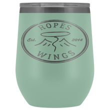 Load image into Gallery viewer, Ropes and Wings Stainless Steel 12oz. Stemless Insulated Wine Tumbler