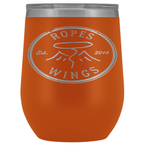 Ropes and Wings Stainless Steel 12oz. Stemless Insulated Wine Tumbler